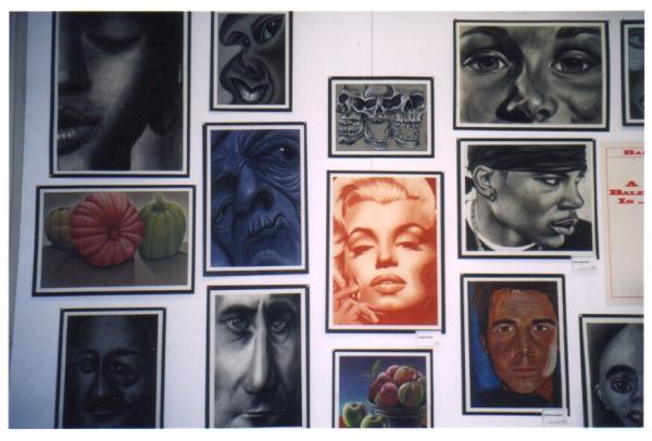 Display Wall, Art Room, Spring 04